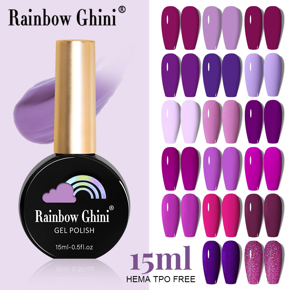 Nail Art Violet - RG 15 مللي 17 ألوان الأرجواني