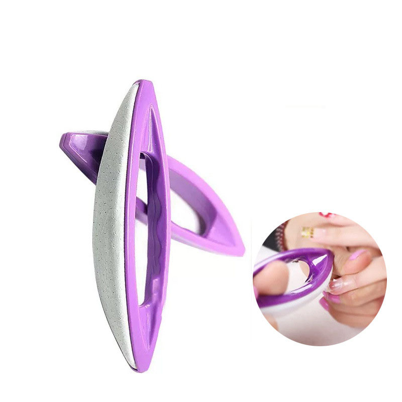 Nail Art Violet - فرشاة أظافر من جلد الغنم باللون