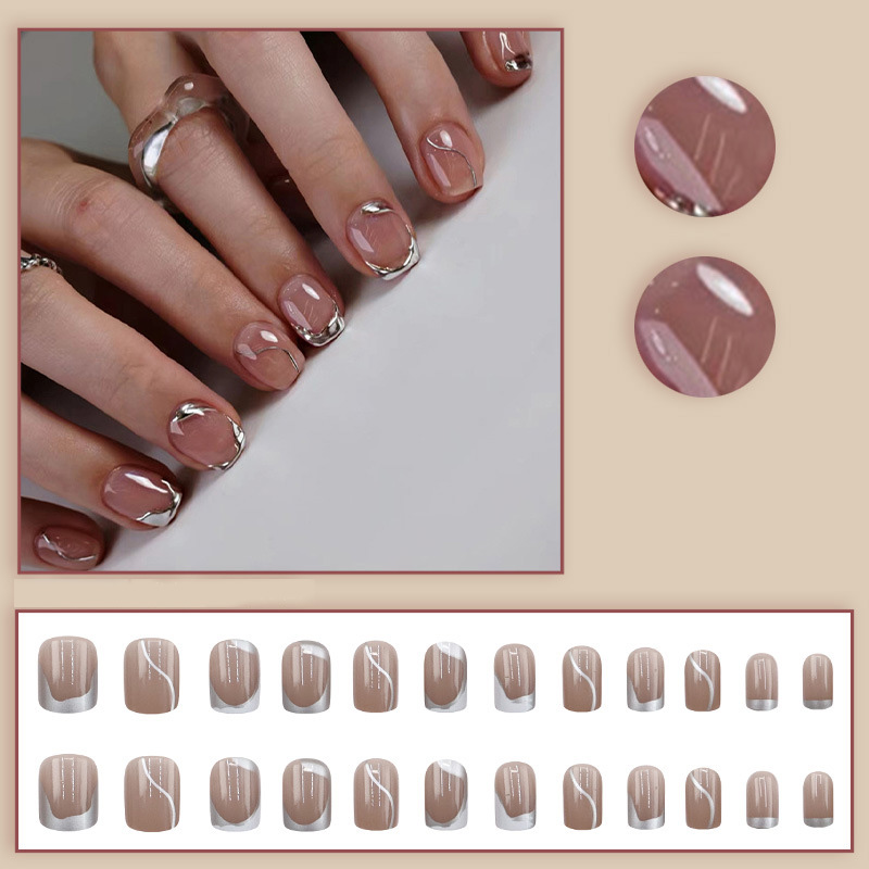 أظافر صناعية قصيرة للنساء والف - مراجعة Nail Art Overlay وسعره