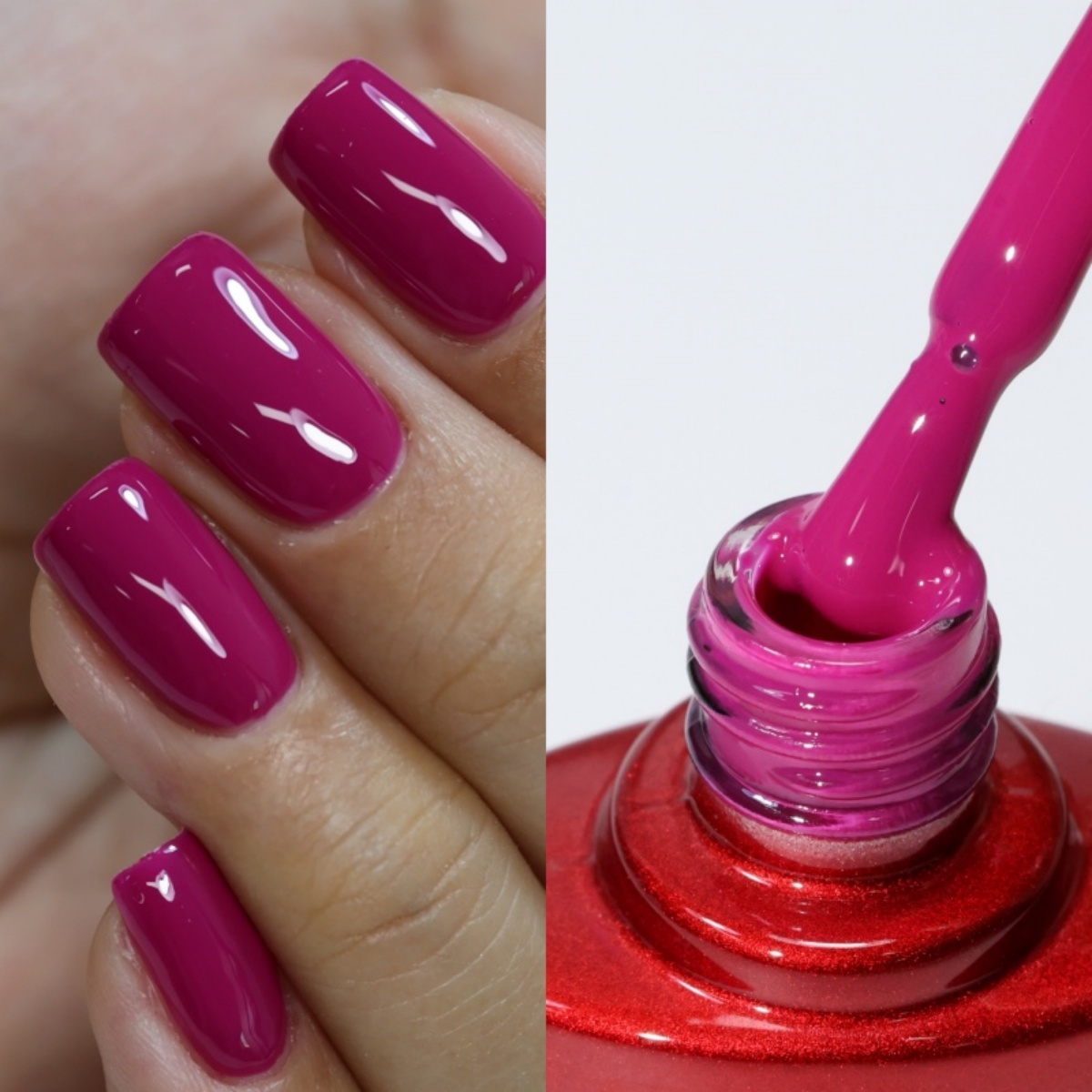 طلاء أظافر MSHARE بقاعدة مطاطي - مراجعة Nail Art Violet وسعره