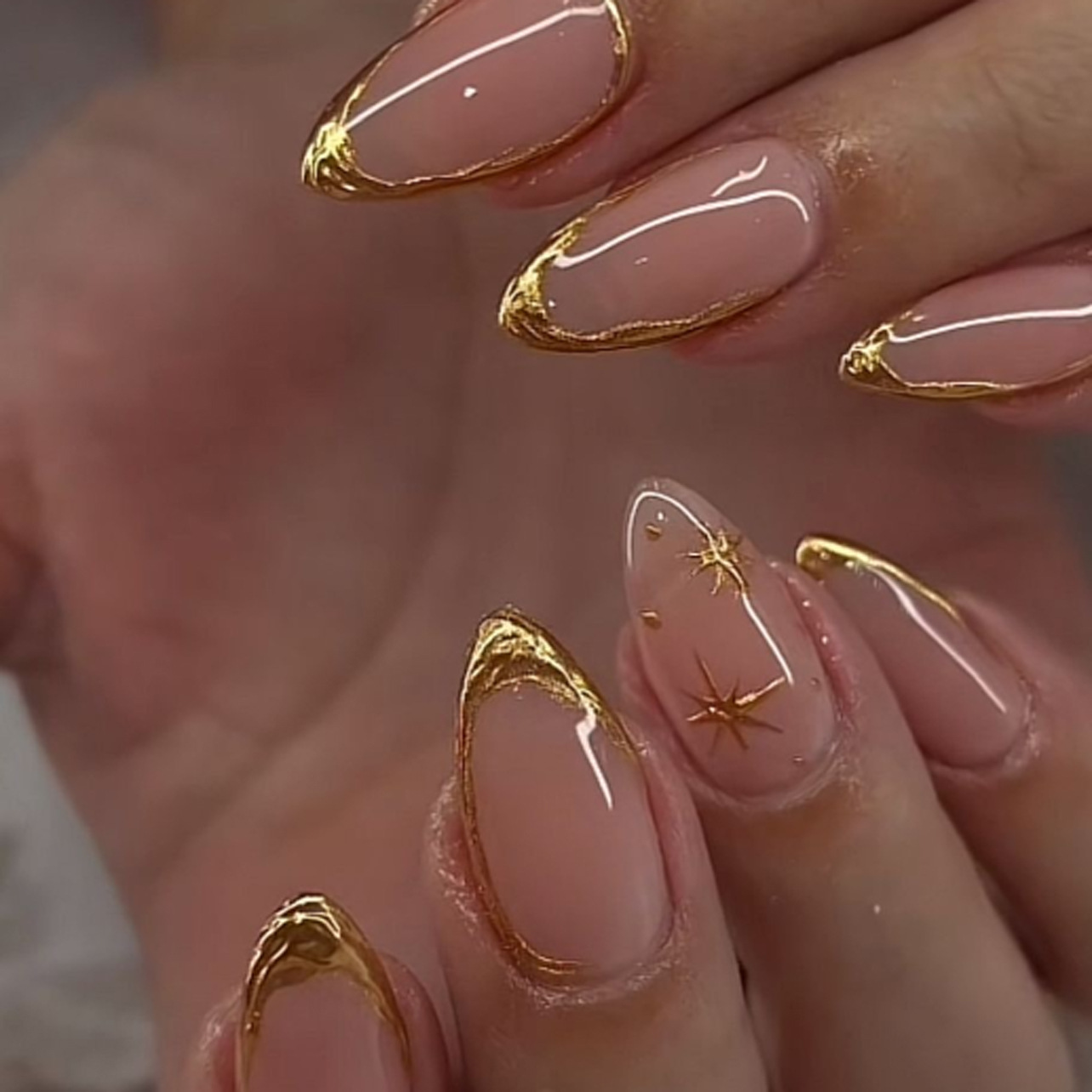 24 قطعة مجموعة أظافر اللوز الق - مراجعة Nail Art Overlay وسعره