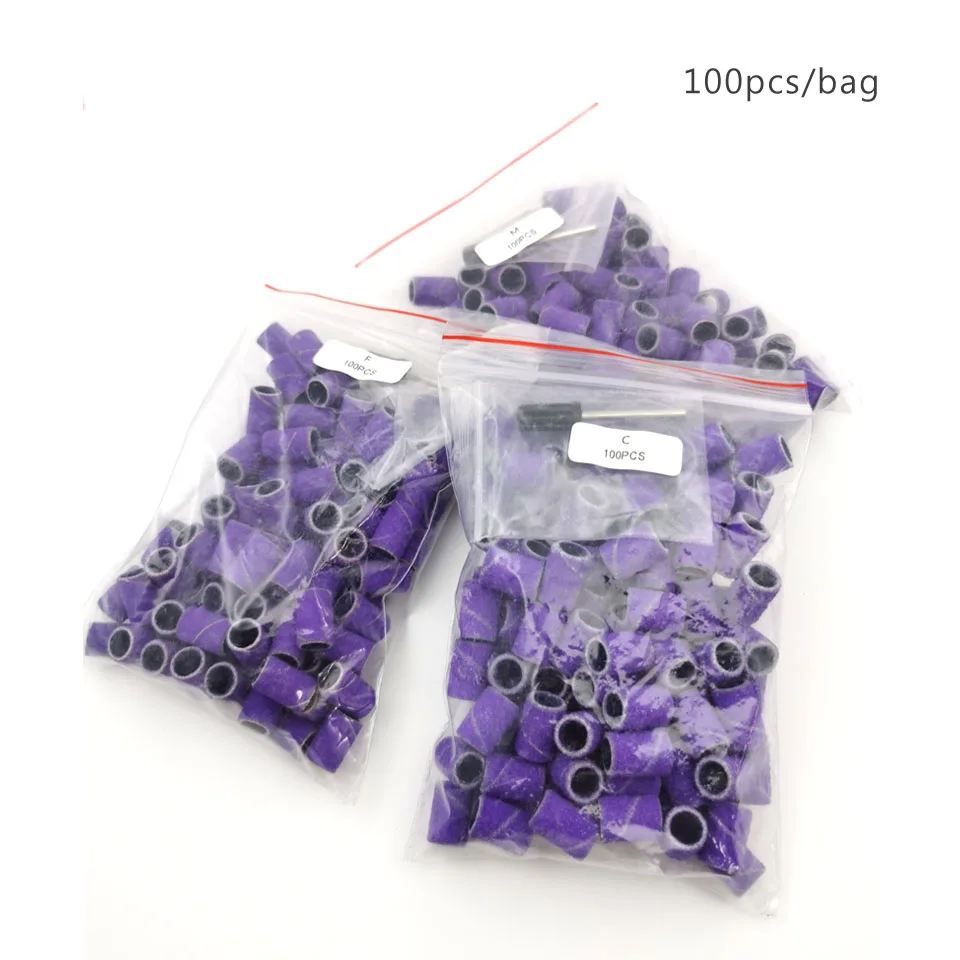 Hytoo-أربطة صنفرة بدون ماندريل - مراجعة Nail Art Violet وسعره