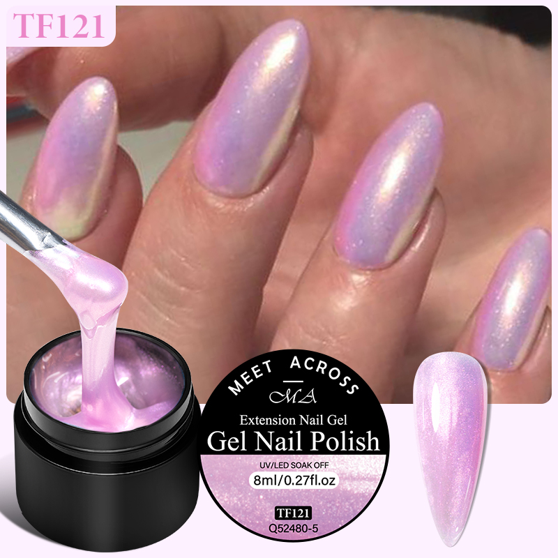 يجتمع عبر 8 مللي أورورا تمديد  - مراجعة Nail Art Violet وسعره