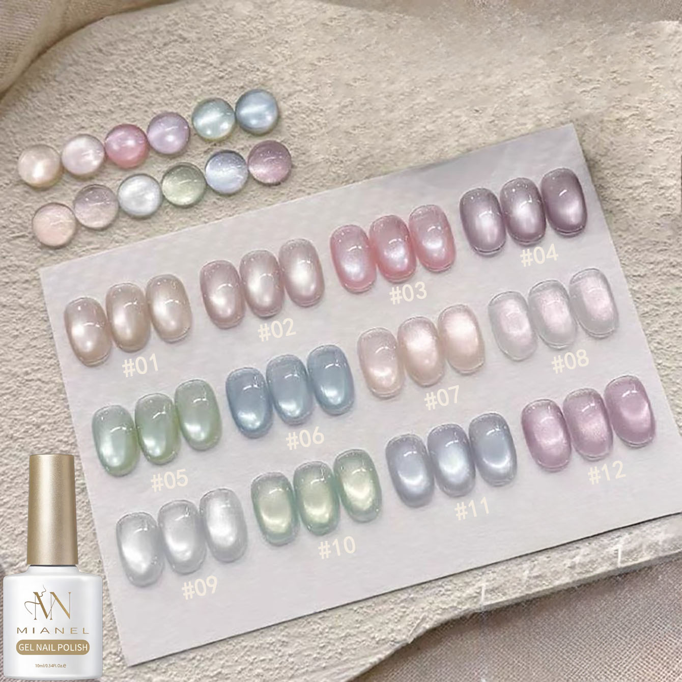 طلاء أظافر جل عين القط من ميان - مراجعة Nail Art Violet وسعره