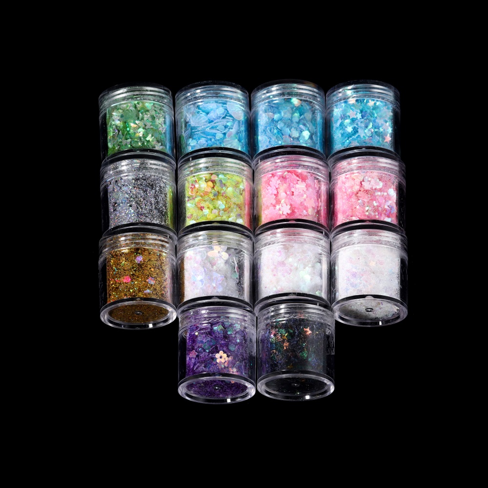 10 ml/Box بريق الايبوكسي الرات - مراجعة Nail Art Overlay وسعره