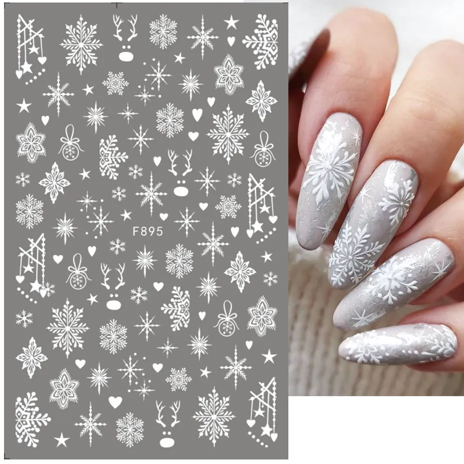 ملصقات ثلاثية الأبعاد لفن الأظ - مراجعة Nail Art Xmas 2025 وسعره