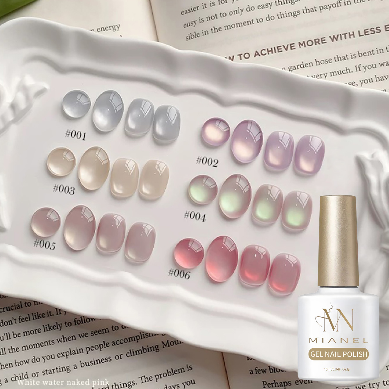 طلاء أظافر جل عين القط من ميان - مراجعة Nail Art Violet وسعره
