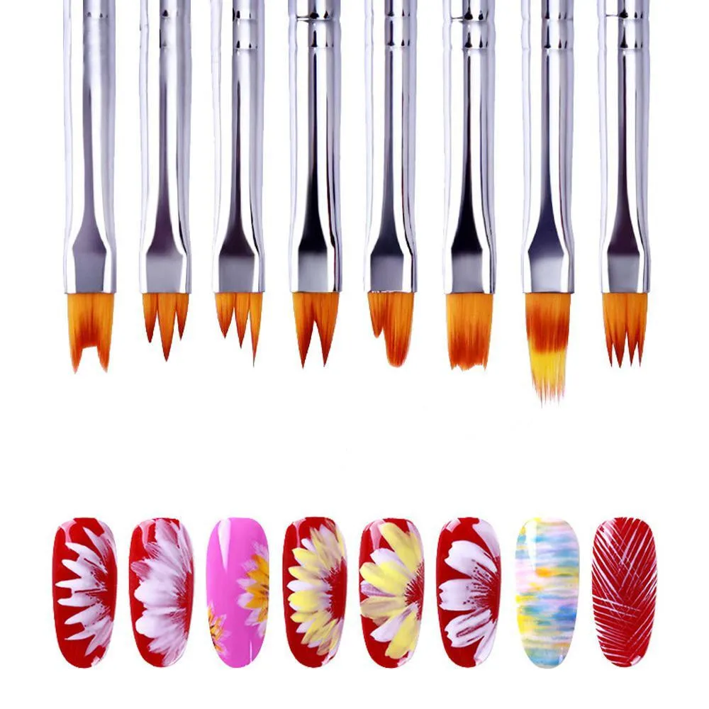 مجموعة فرش فن الأظافر المكونة  - مراجعة Nail Art Zig Zag وسعره
