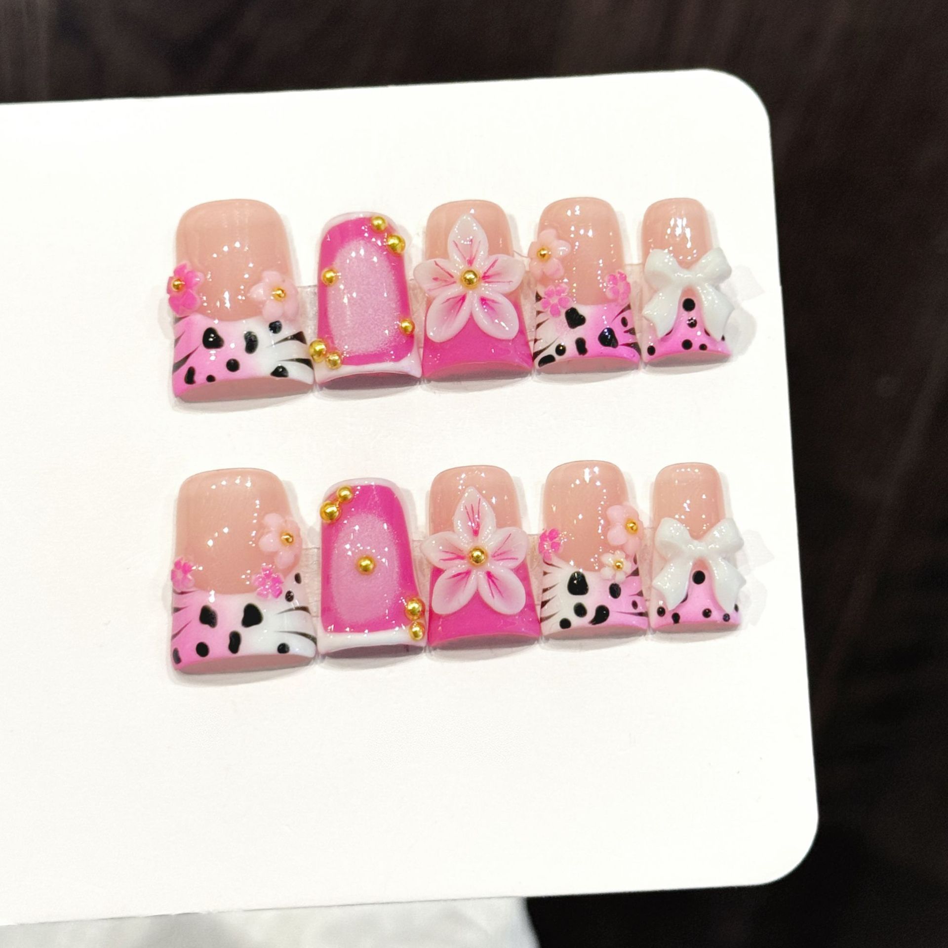 10 قطعة نمط المحيط الأظافر وهم - مراجعة Nail Art French وسعره
