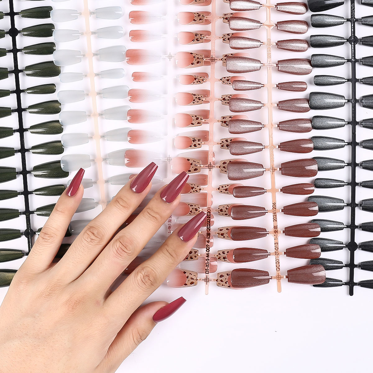 30 قطعة البيضاوي قصيرة الوردي  - مراجعة Nail Art Oval وسعره