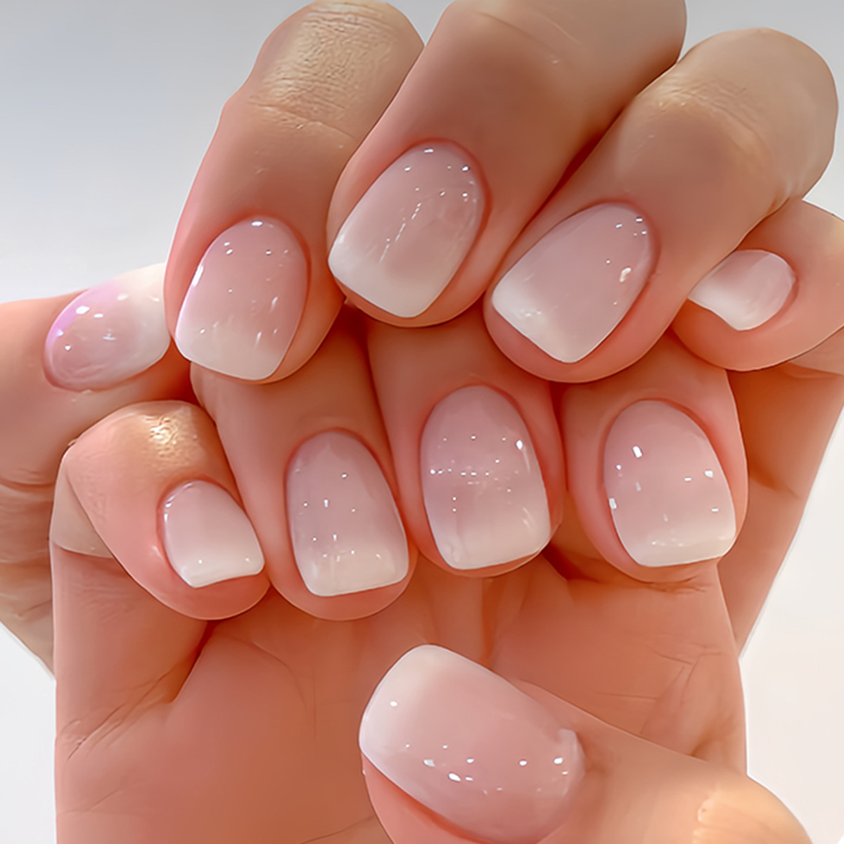 24 قطعة بسيطة الباليه بريق انف - مراجعة Nail Art French وسعره