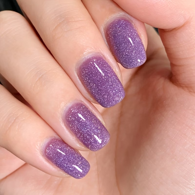 طلاء أظافر بلون أرجواني شفاف ك - مراجعة Nail Art Violet وسعره